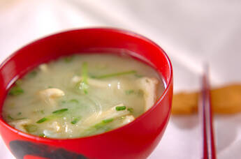 玉ネギの白みそ汁