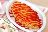 ご飯入りオムレツ