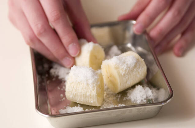 バナナ大福の作り方の手順1