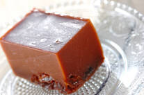 ココア風味の水ようかん