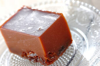 ココア風味の水ようかん