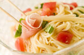 トマトの冷製パスタの作り方4