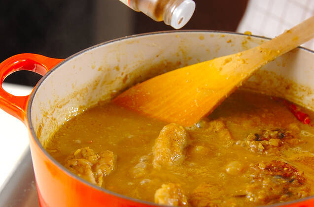 チキンのまるごとカレーの作り方の手順14