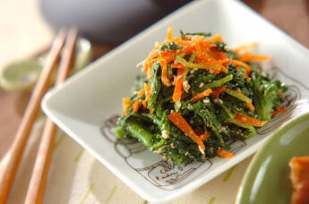 春菊のゴマチーズ和え