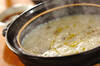 かんたん水炊き＋リゾット風雑炊の作り方の手順