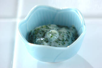 ホウレン草のホワイトソース和え