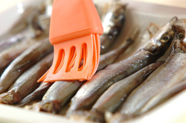 シシャモのピリ辛甘酢漬けの作り方の手順3