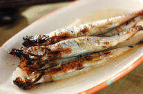 シシャモのピリ辛甘酢漬け