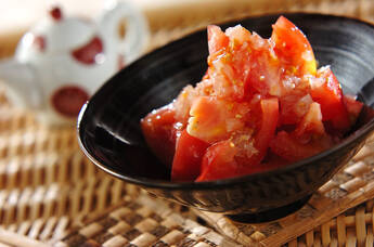 トマトサラダらっきょうドレッシング