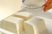 揚げ出し豆腐の野菜あんかけの作り方1