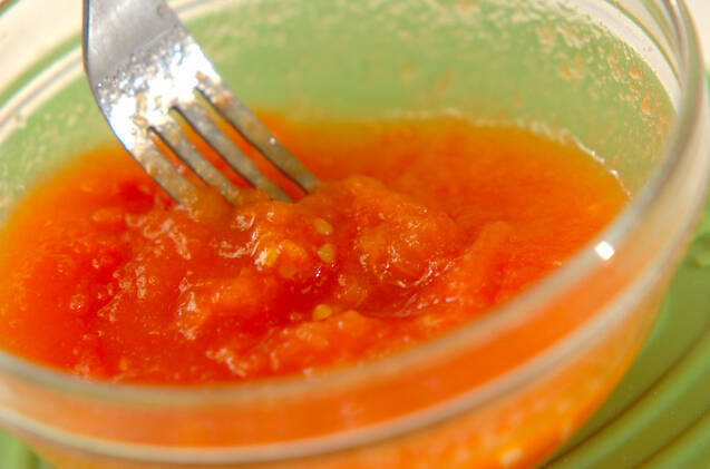 丸ごとトマトのスープの作り方の手順2