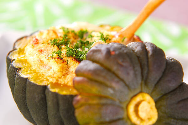 ミニカボチャグラタン