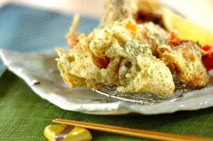 サバの磯辺揚げ