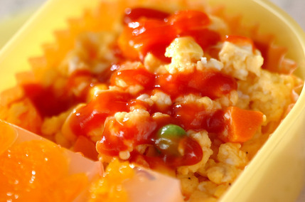 ミックスベジタブルのスクランブルエッグ