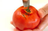 トマトとモッツァレラのザーサイ和えの作り方1