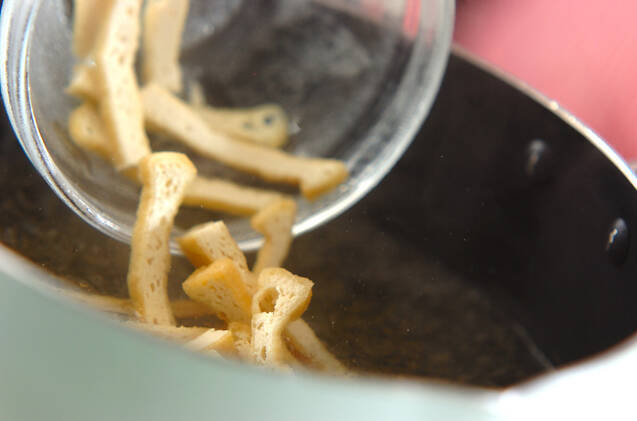 豆腐のみそ汁の作り方の手順3