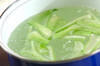 ささ身とチンゲンサイのナムル風の作り方の手順4