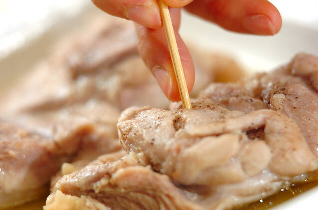 レンジで簡単 鶏もも肉 ほぼ蒸すだけ 絶品味付けの作り方の手順5