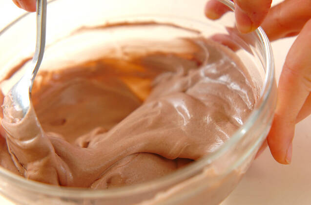 水きりヨーグルトのティラミス風デザートの作り方の手順3