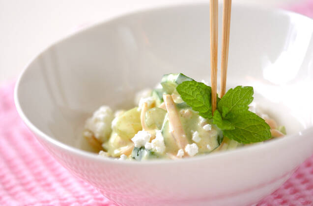 キュウリのサラダの作り方の手順6