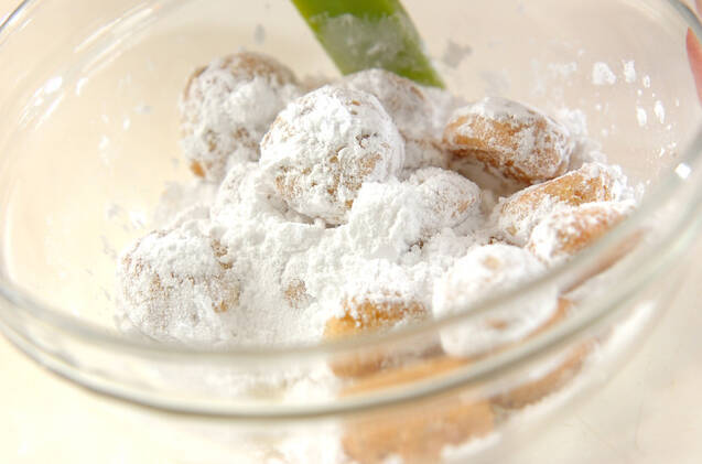 桜のクッキーボールの作り方の手順3