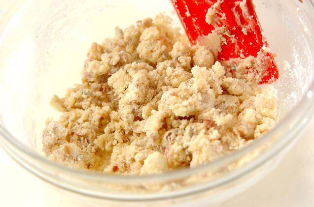 桜のクッキーボールの作り方の手順2