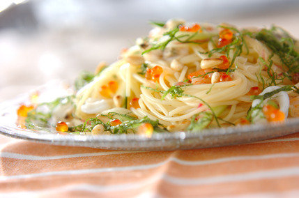 冷製シーフードパスタ