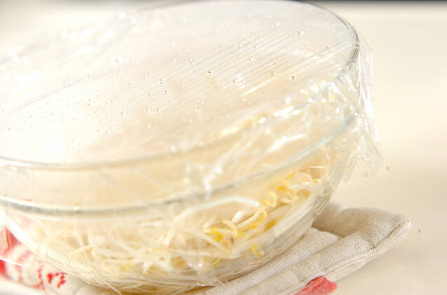 モヤシとホウレン草のおひたしの作り方の手順5