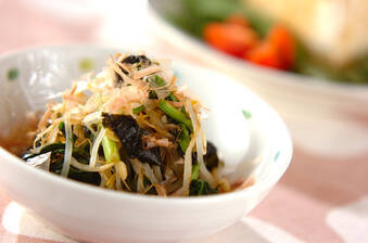 モヤシとホウレン草のおひたし