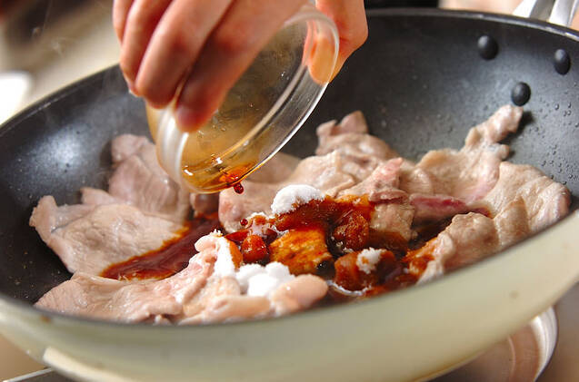 豚肉のすき焼き風煮物の作り方の手順6