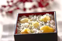 栗の炊きおこわ