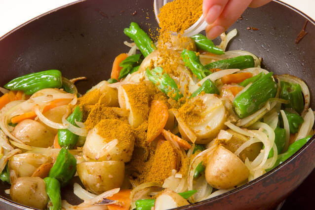 新ジャガカレー炒めの作り方の手順8
