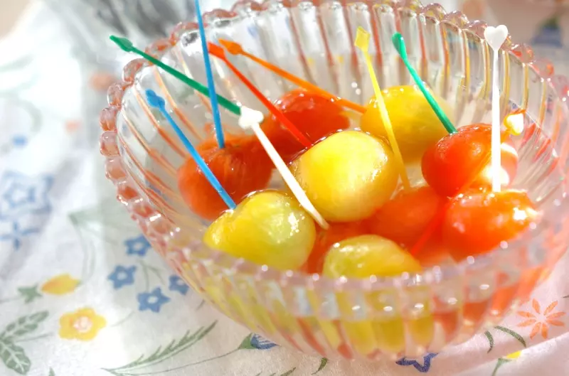 プチトマトのジンジャーコンポート レシピ 作り方 E レシピ 料理のプロが作る簡単レシピ