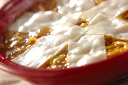 とろーり餅のキャベツカレー