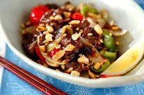 牛肉の炒め物