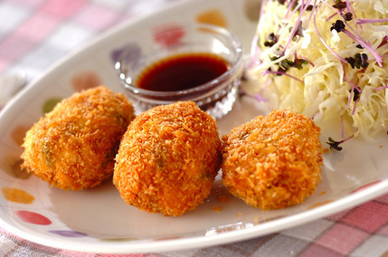 桜エビと豆腐のコロッケ