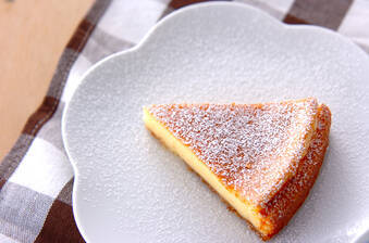 ヘルシー!豆腐入りベイクドチーズケーキ