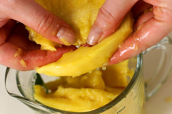 マンゴー寒天の作り方の手順2