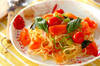 フレッシュトマトパスタの作り方の手順