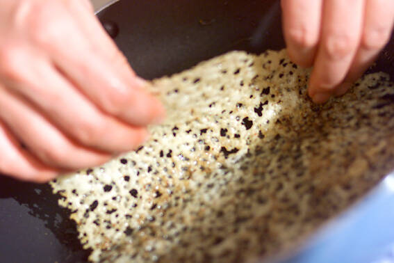 ぱりぱりベビーベルの作り方の手順3