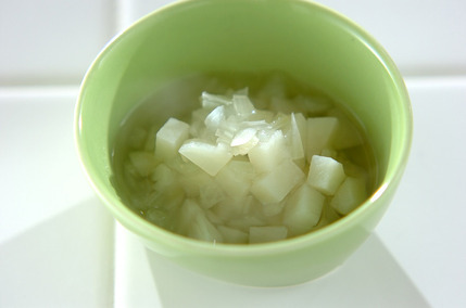 玉ネギとジャガイモのだし煮