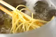 しらすとタコの和風パスタの作り方1