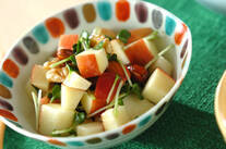 リンゴのサラダ