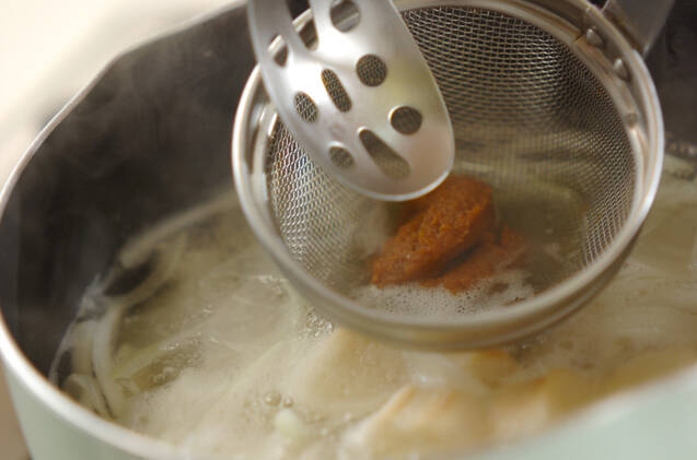 大根のみそ汁の作り方の手順5