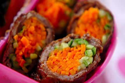 牛肉の野菜ロール