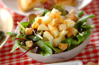 卵とアンチョビのサラダ