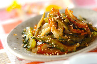 箸が止まらない!無限ゴーヤのきんぴら