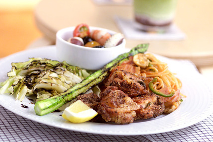 鶏ハーブ揚げプレート