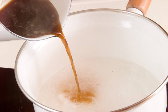 黒蜜かんと果物の作り方の手順8