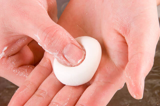 黒蜜かんと果物の作り方の手順3